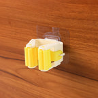 Self-Adhesive Mop Holder – Wall Mount Broom Organizer