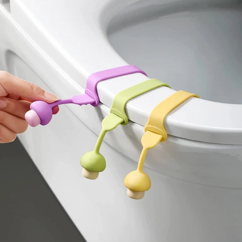 Toilet Seat Lifter – Hygienic Silicone Grip for Bathroom