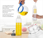 Oil Dispenser 1L – Clear Drip-Free Plastic Bottle | Vastate