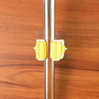 Self-Adhesive Mop Holder – Wall Mount Broom Organizer