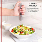 Thumb Press Grinder – Steel Salt & Pepper Mill
