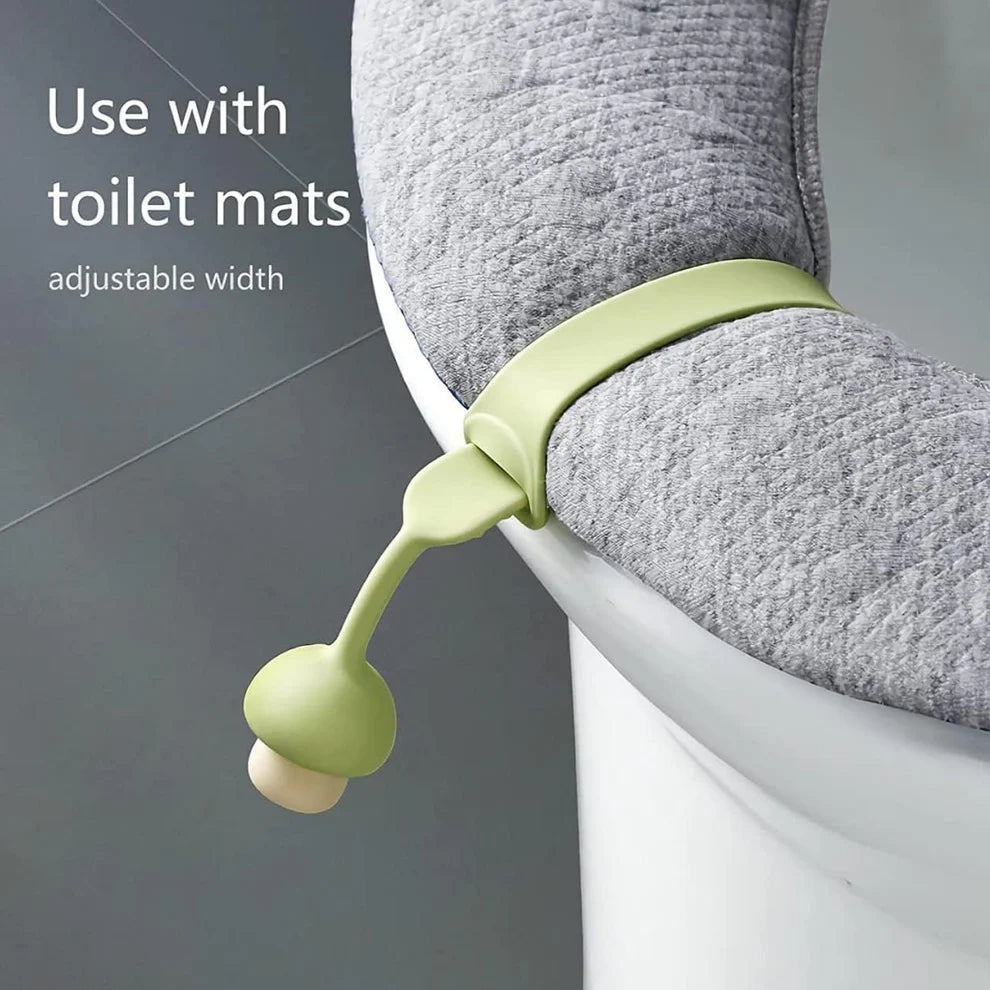 Toilet Seat Lifter – Hygienic Silicone Grip for Bathroom
