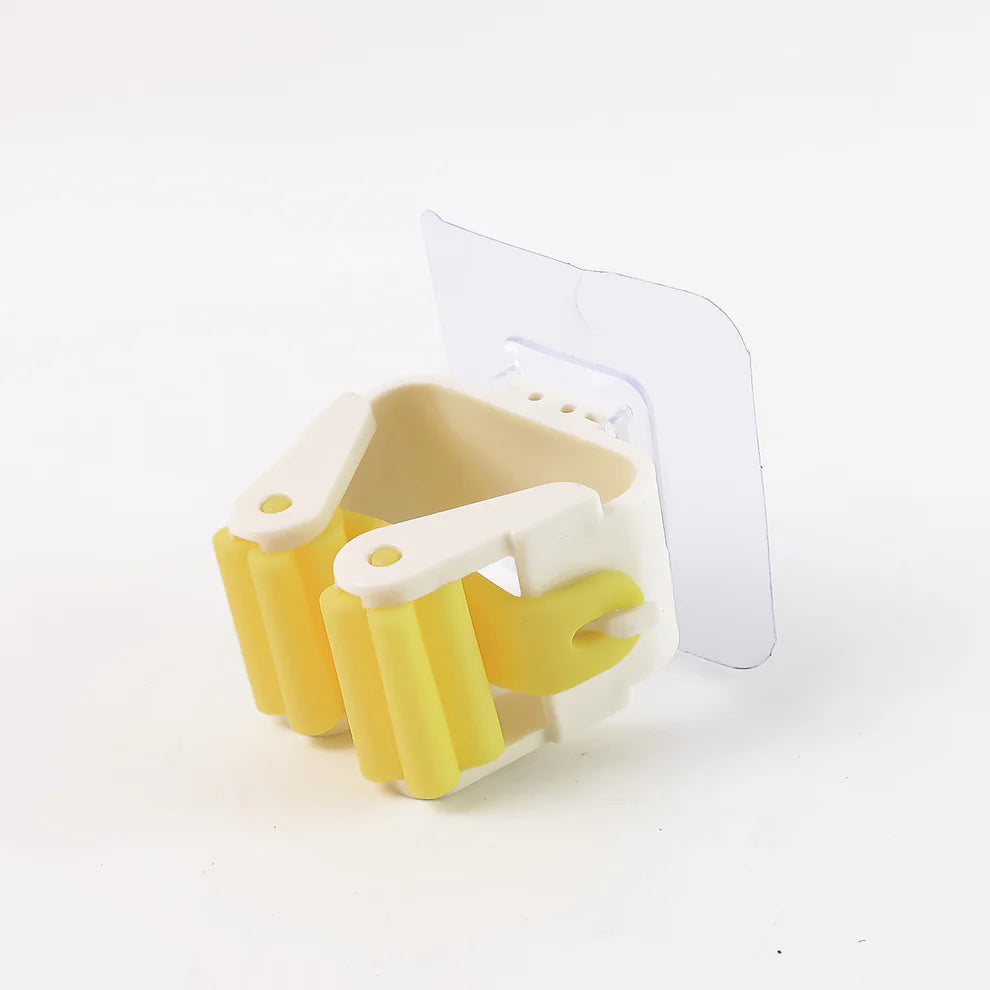 Self-Adhesive Mop Holder – Wall Mount Broom Organizer