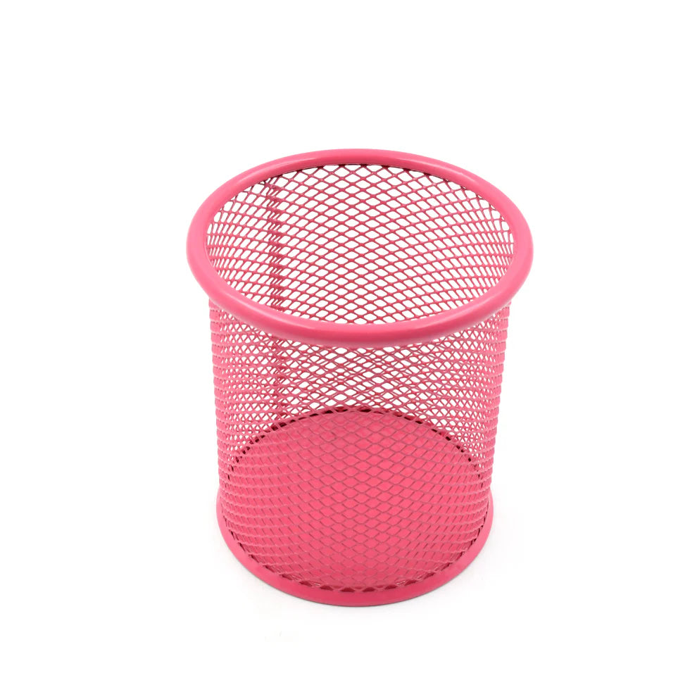 Metal Mesh Pen Holder – Desk Organizer & Pencil Stand