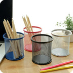 Metal Mesh Pen Holder – Desk Organizer & Pencil Stand