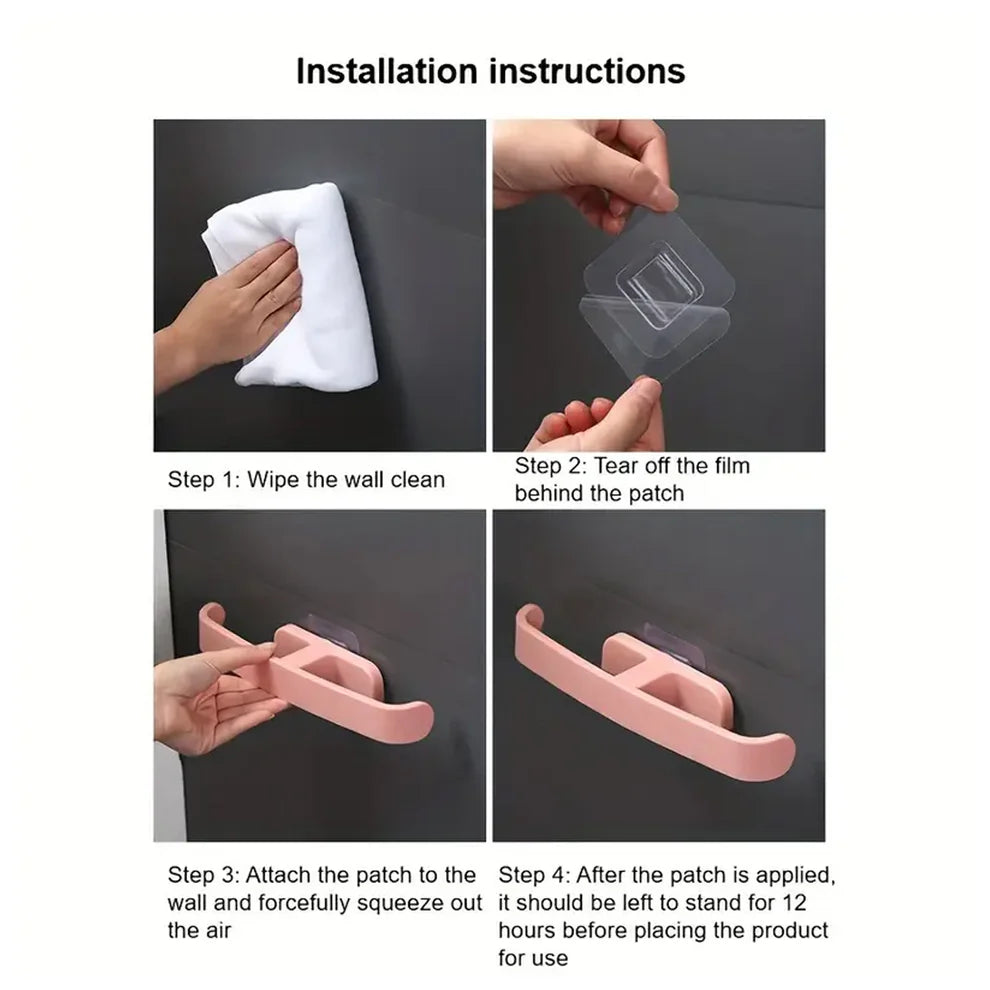 Self-Adhesive Towel Rack – Damage-Free Bathroom Storage