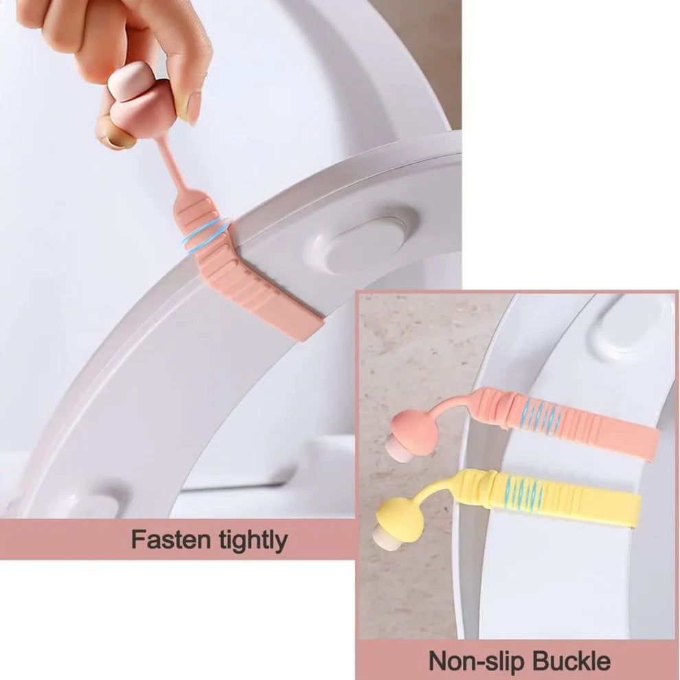 Toilet Seat Lifter – Hygienic Silicone Grip for Bathroom
