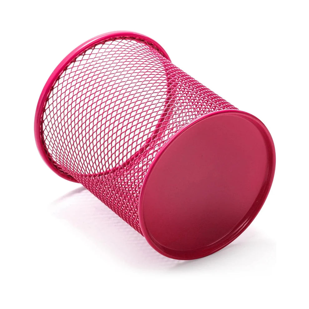 Metal Mesh Pen Holder – Desk Organizer & Pencil Stand