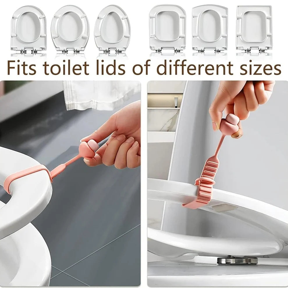 Toilet Seat Lifter – Hygienic Silicone Grip for Bathroom
