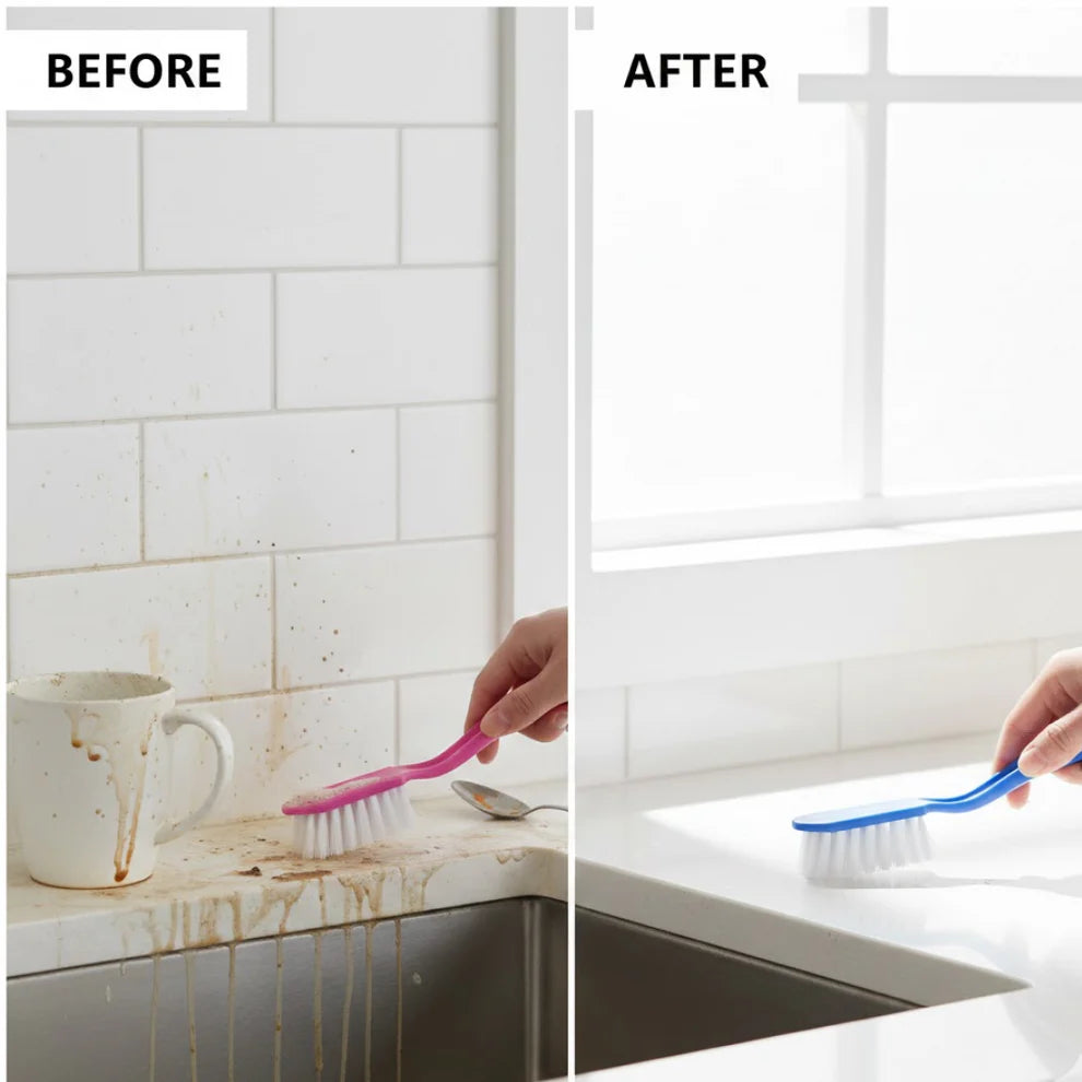 Kitchen Cleaning Brush Set – 3-Pc Multi-Purpose