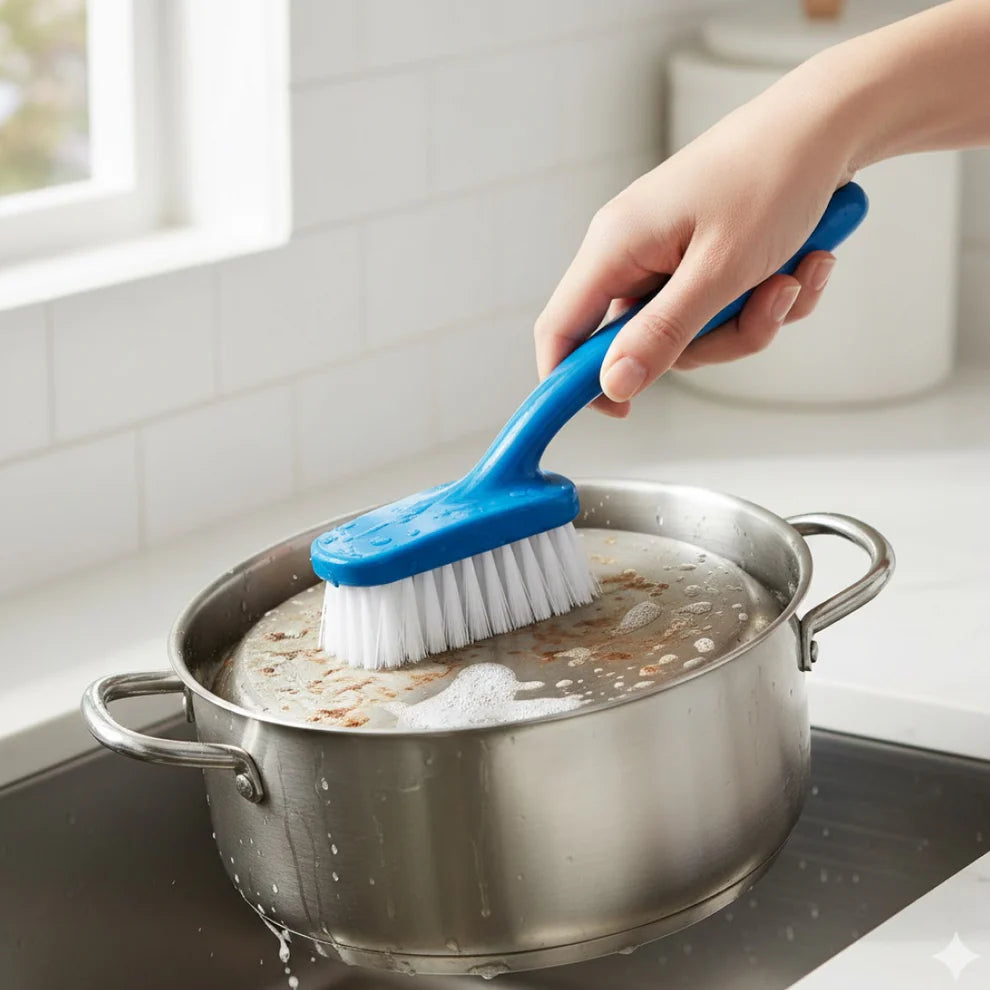 Kitchen Cleaning Brush Set – 3-Pc Multi-Purpose