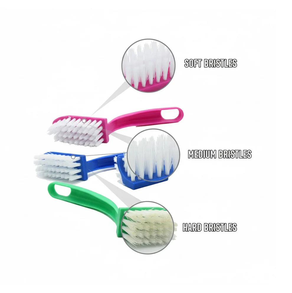 Kitchen Cleaning Brush Set – 3-Pc Multi-Purpose