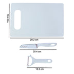 Kitchen Knife Set – 3 in 1 Knife, Chopping Board & Peeler