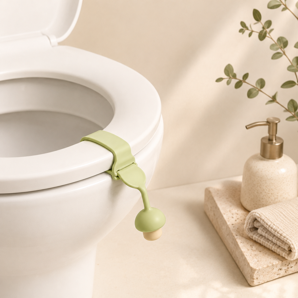 Toilet Seat Lifter – Hygienic Silicone Grip for Bathroom